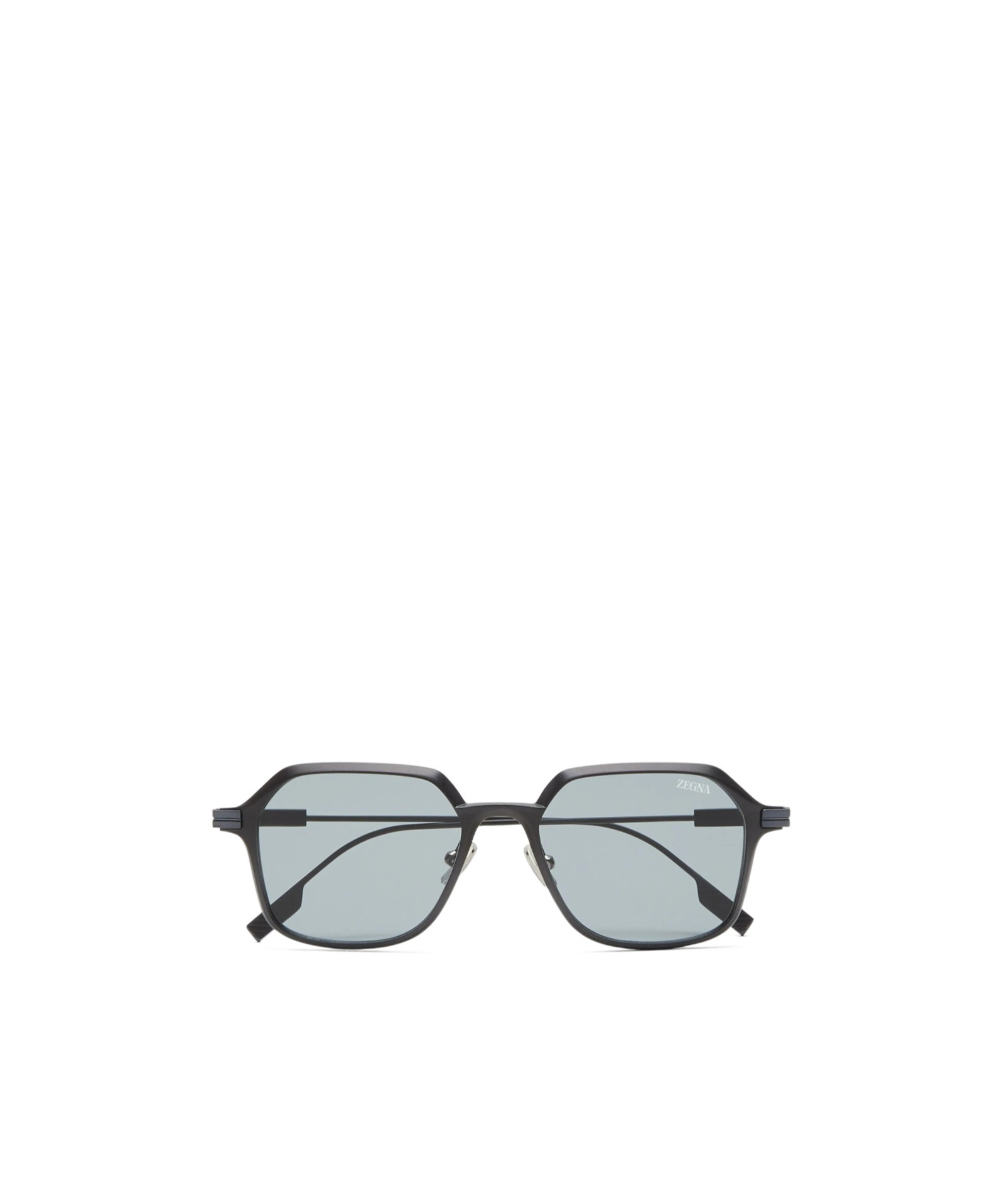 Zegna Octagonal-frame Sunglasses In Green
