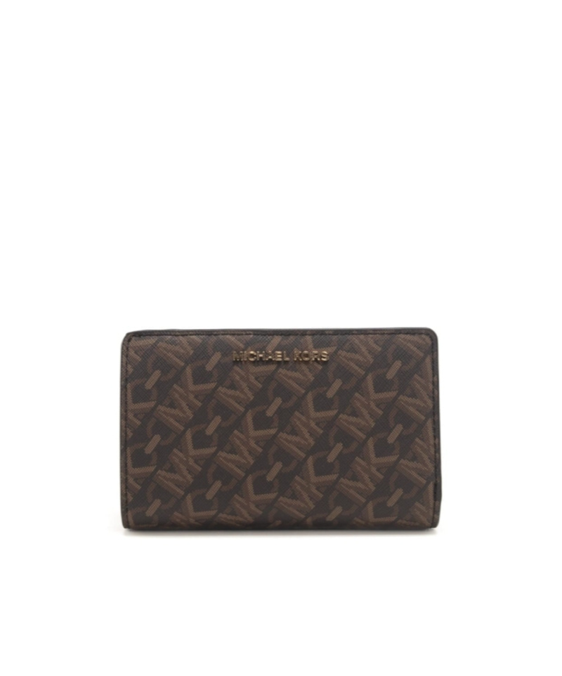 Michael Michael Kors Md Snap Za Wallet-tu Nd Michael By Michael Kors Female In Black