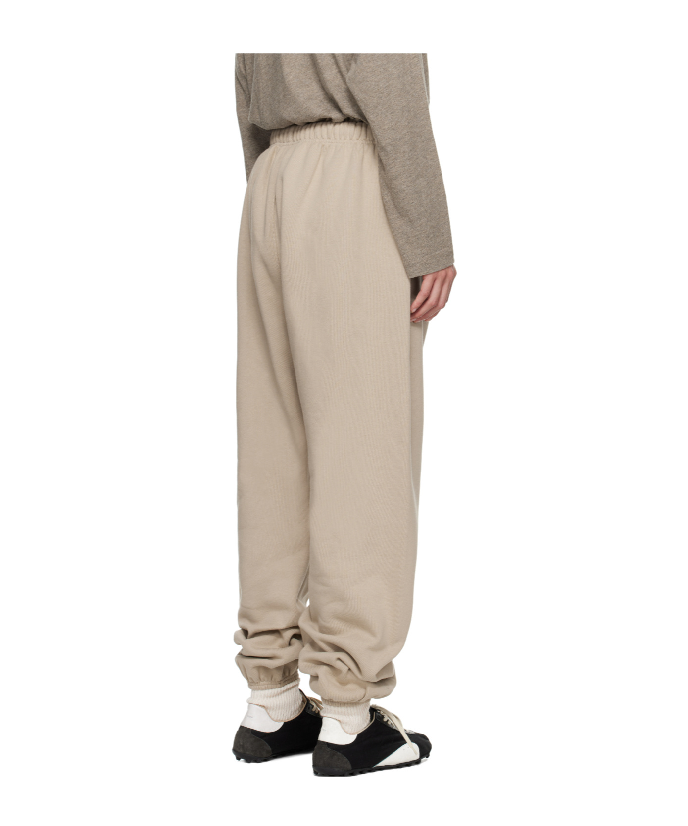 Essentials Drawstring Waist Sweatpants In Brown