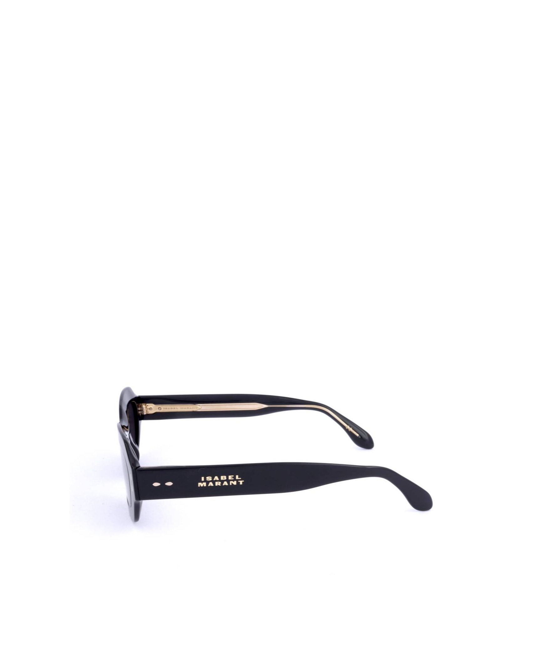 Isabel Marant Oval Frame Sunglasses In Black
