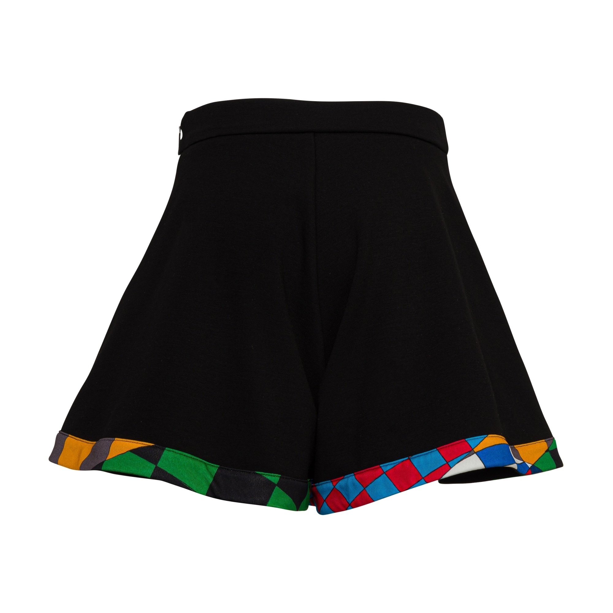 Pucci Elastic Waistband Shorts In Black