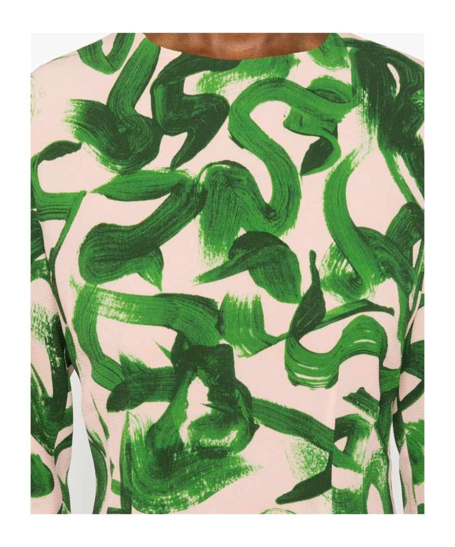 Dries Van Noten Printed Midi Dress