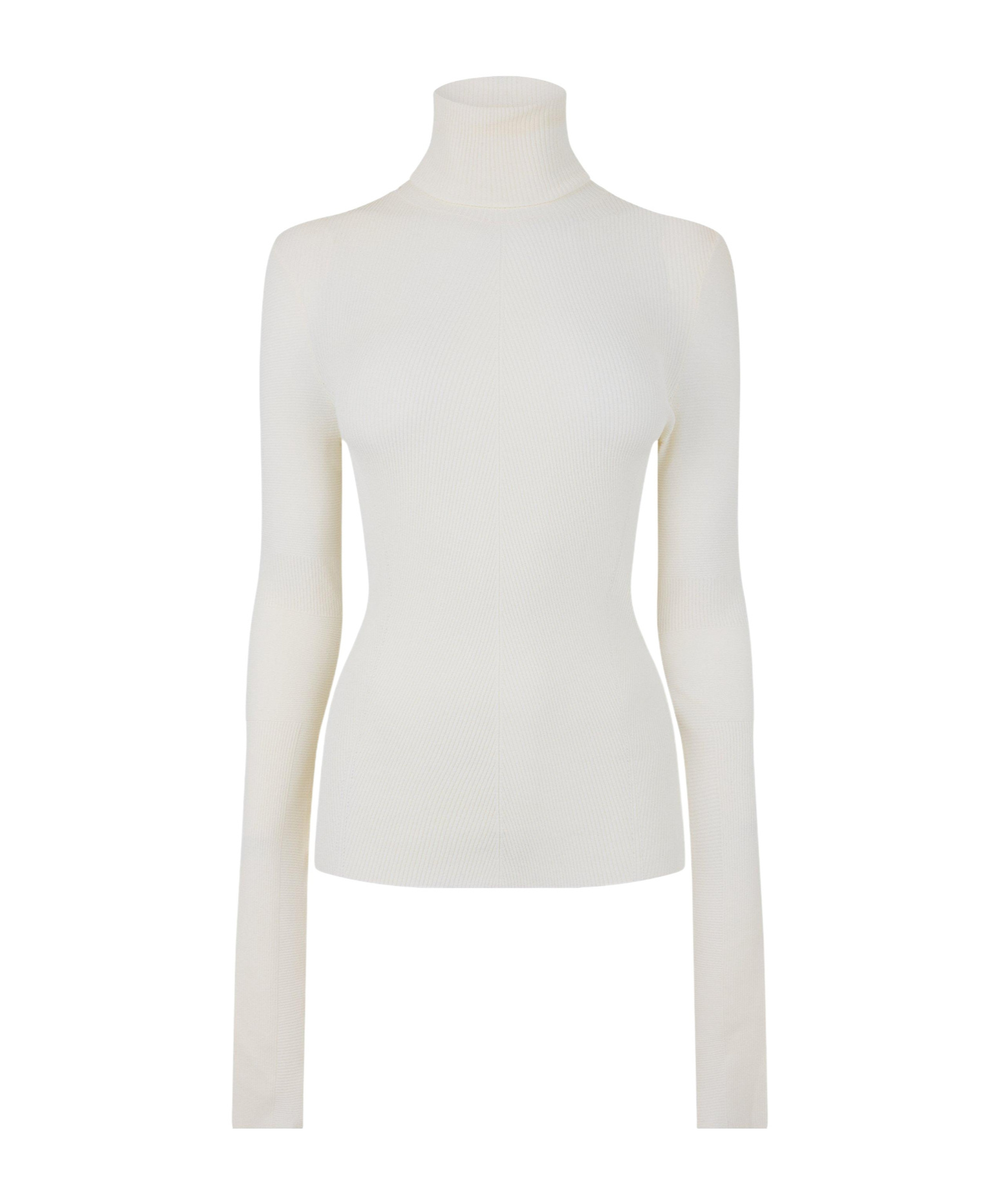 Bottega Veneta Simple Knitted Sweater In White