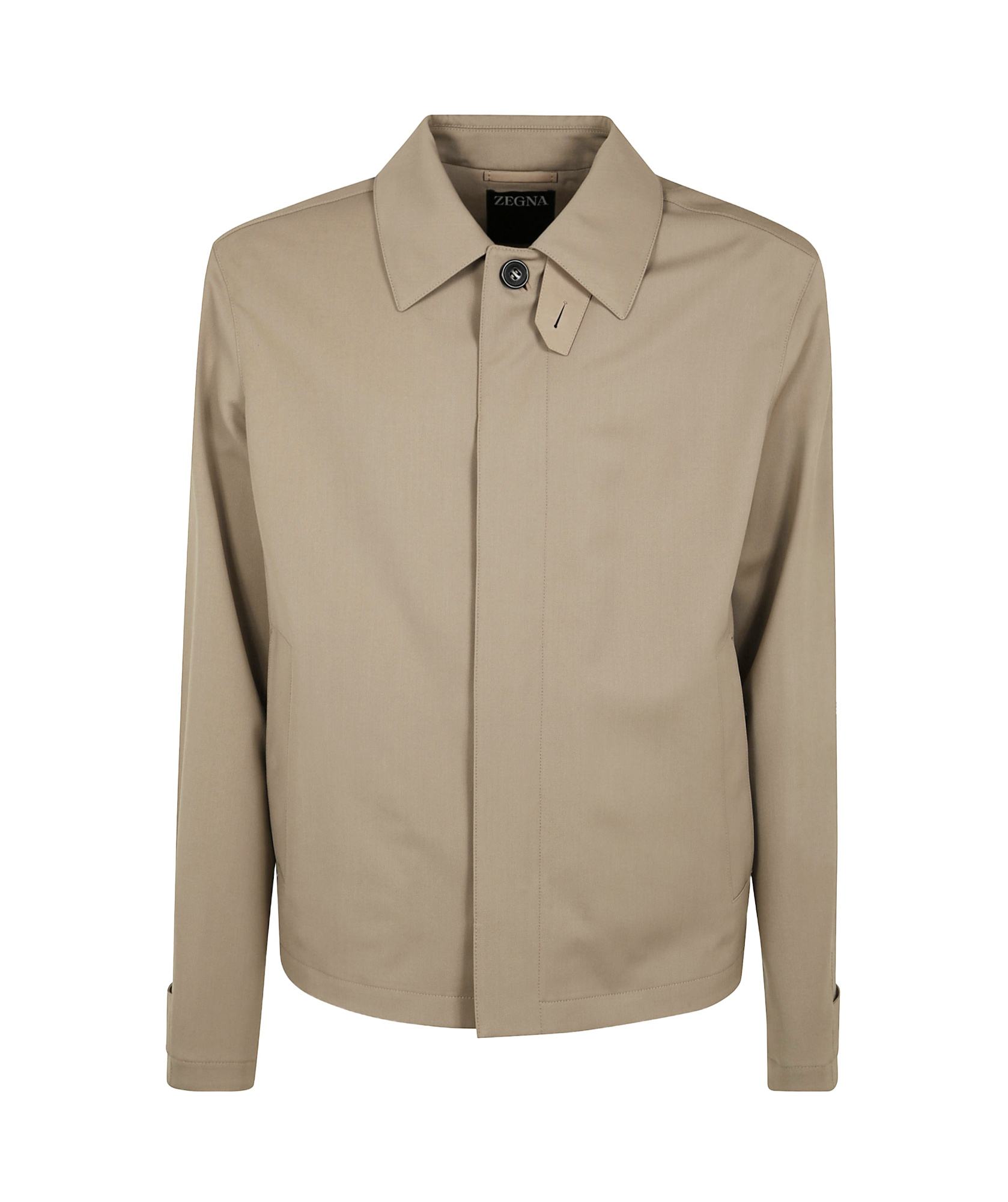 Zegna Wool Mohair And Silk Blouson In Light Taupe