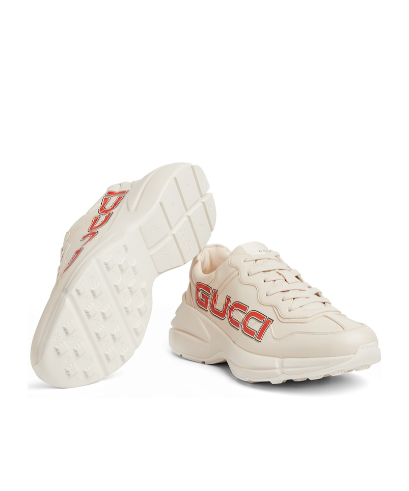 Gucci Rhyton Sneakers In White