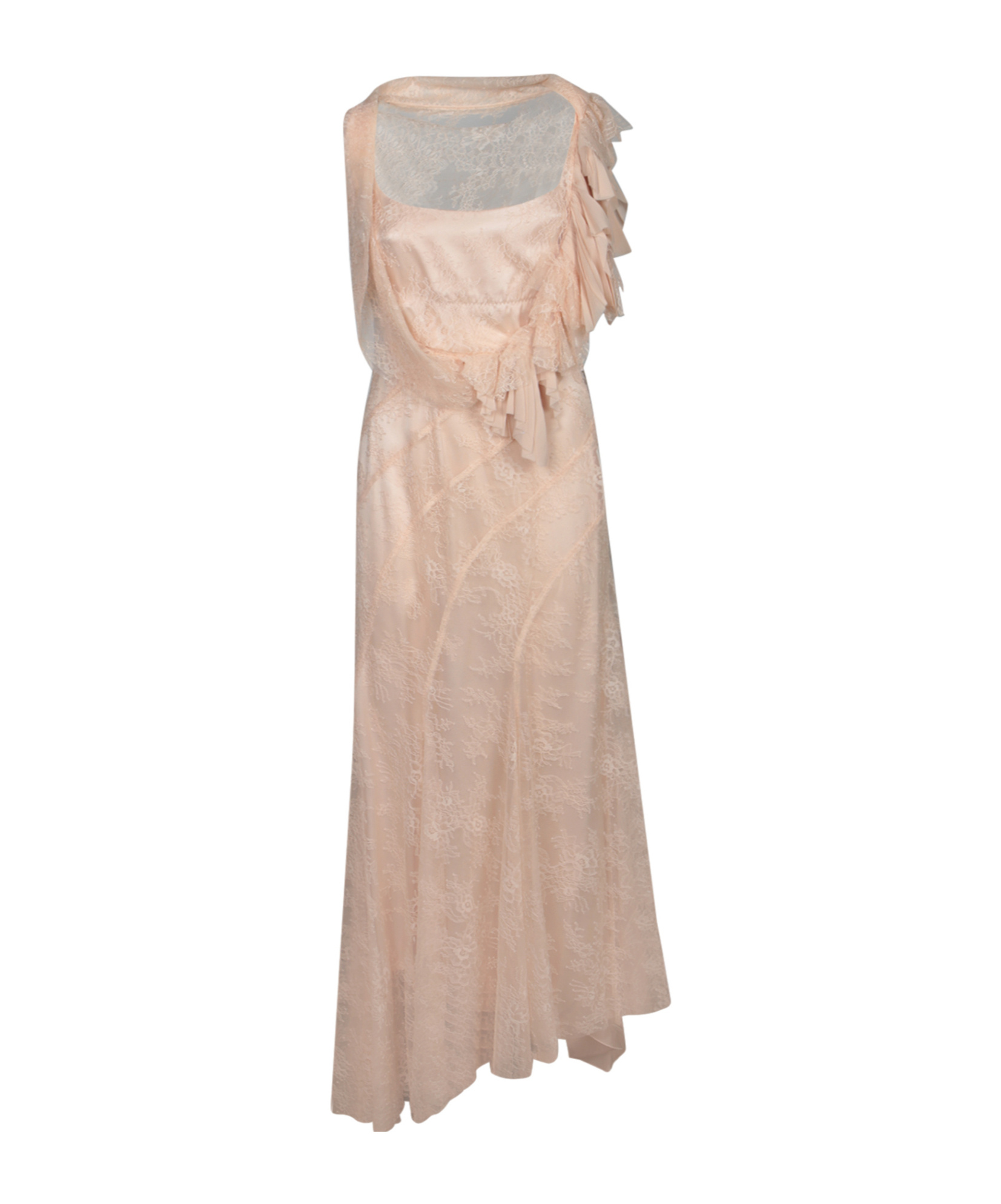 Alberta Ferretti Sleeveless Long Dress In Animal Print