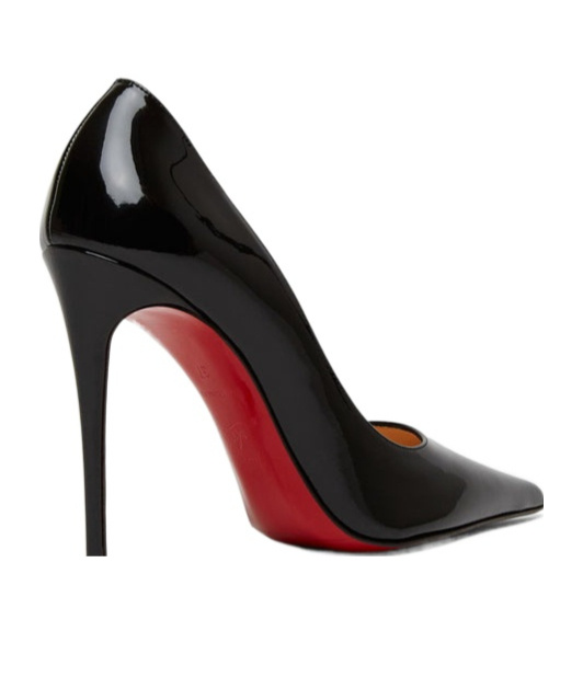 Christian Louboutin Kate 100 Patent Leather Pumps In Black