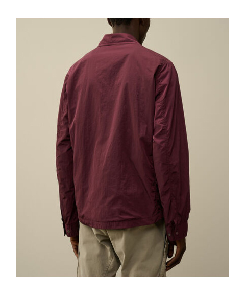 C.p. Company Chrome-r Overshirt In Red