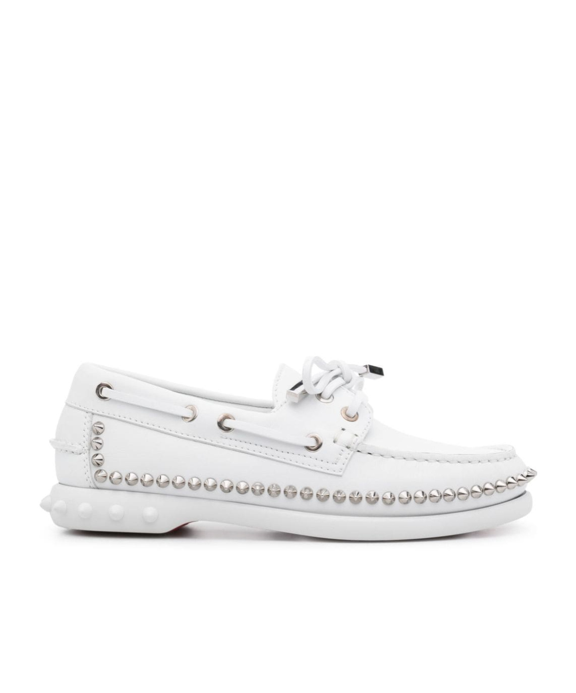 Christian Louboutin Boat Loafer Gerockel In White