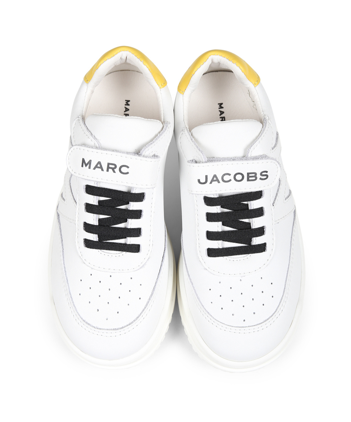 Marc Jacobs Round Head Low-cut Casual Sneakers In White