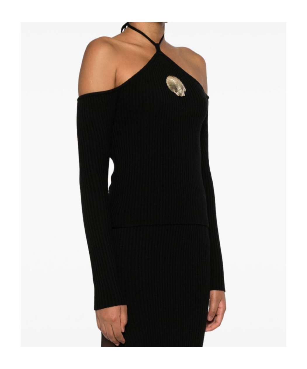 Giuseppe Di Morabito Seashell-brooch Sweater