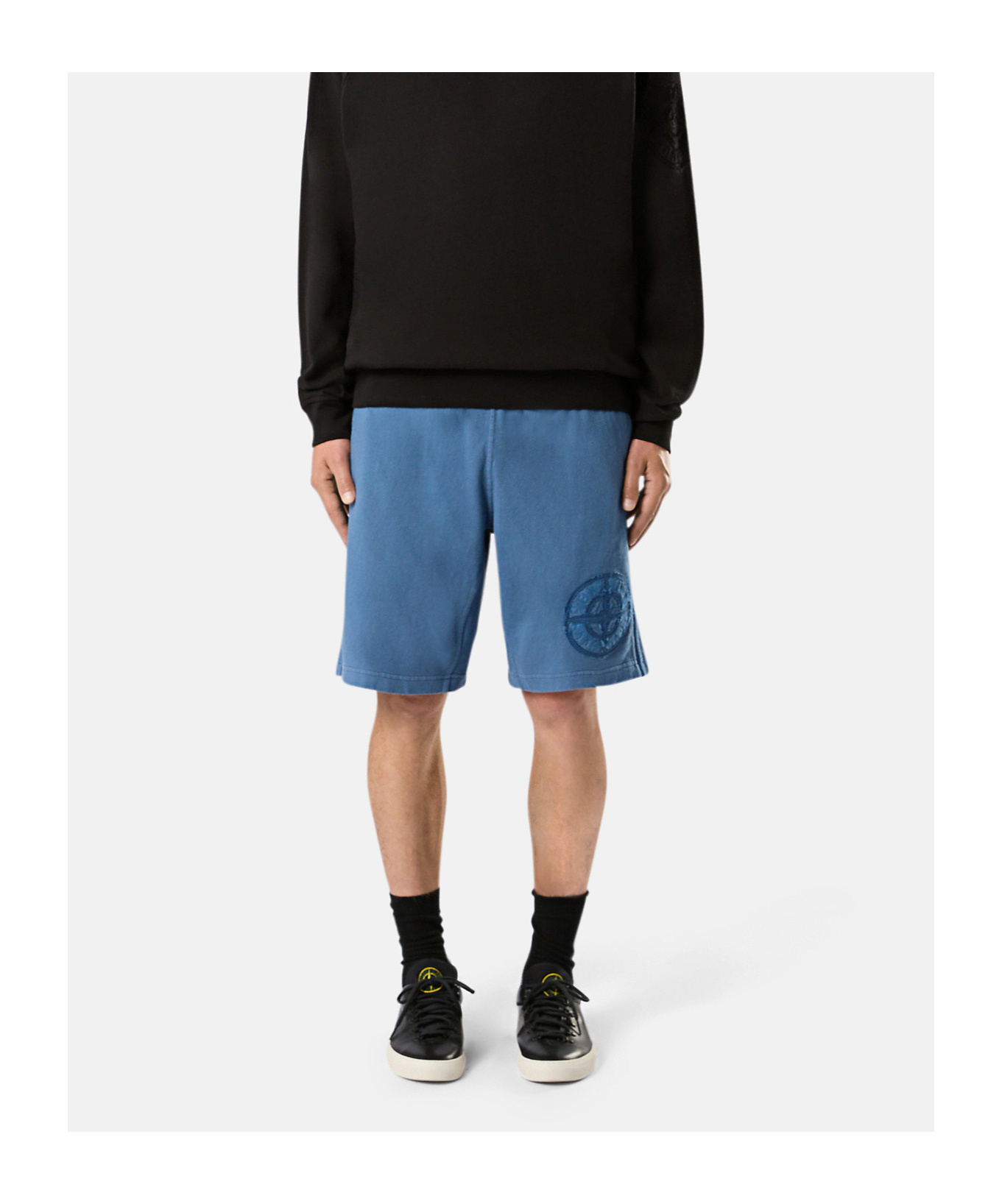 Stone Island Bermuda Shorts In Blue