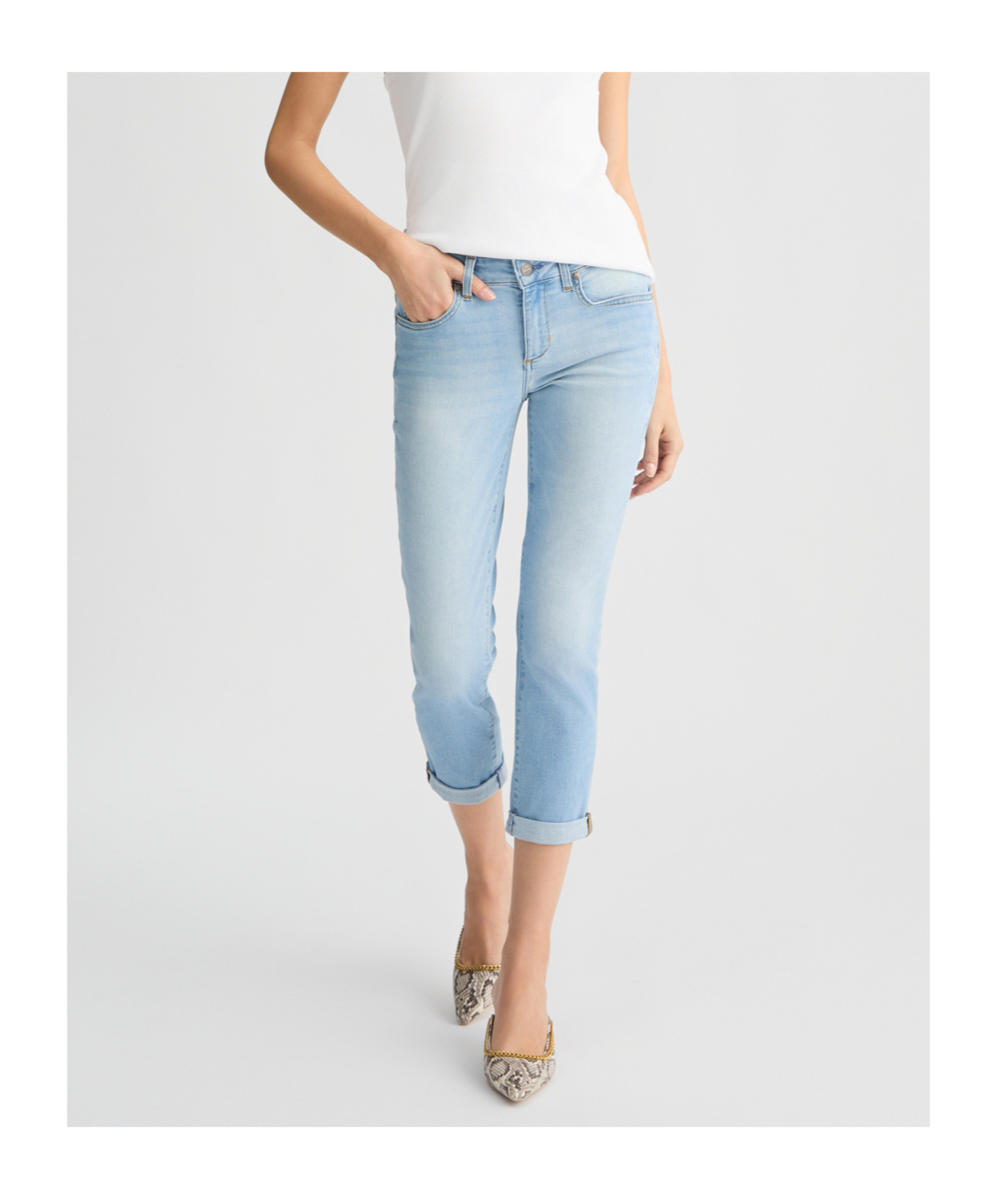 Shop Liu •jo Cropped Skinny Jeans