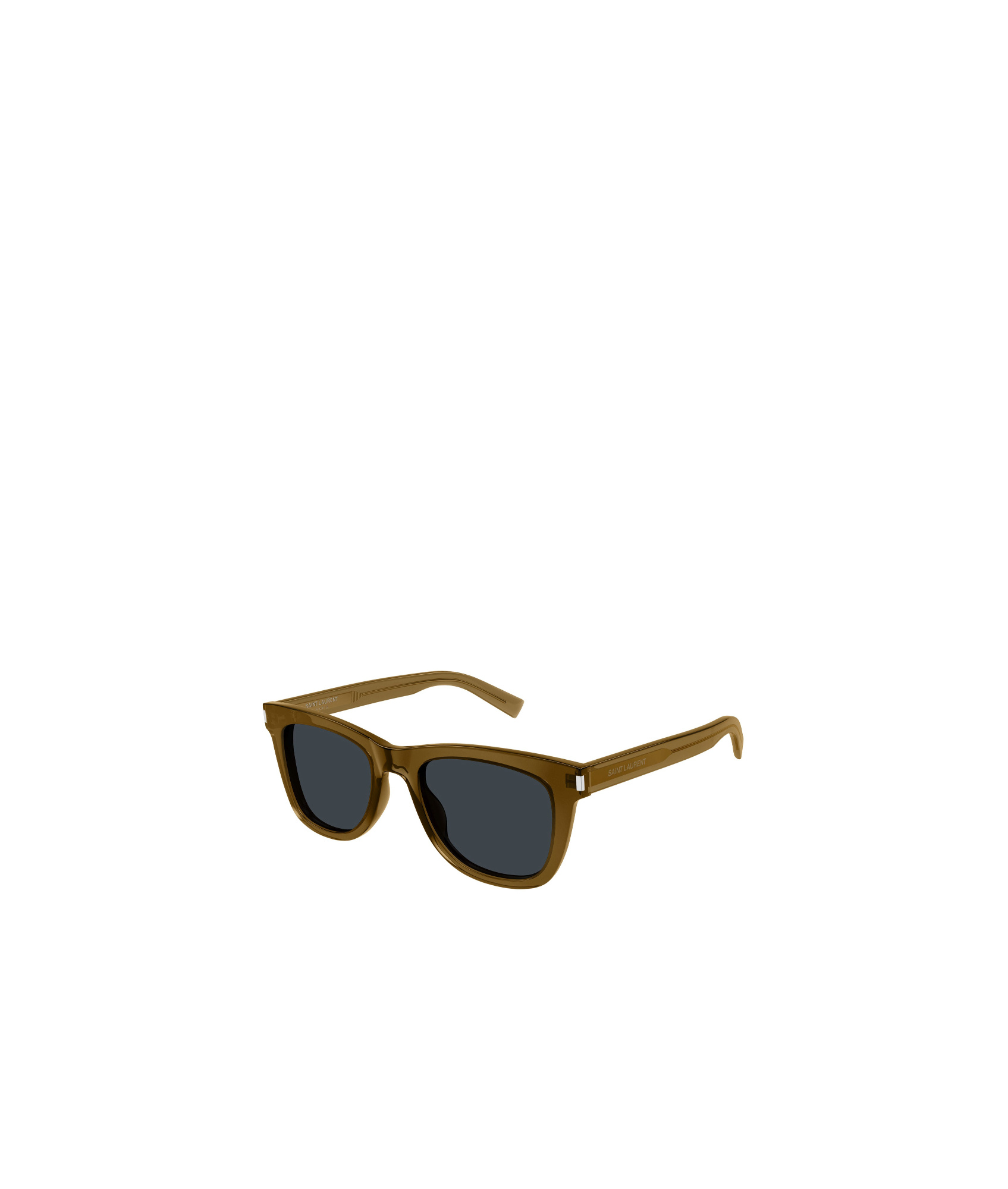 Saint Laurent Logo Sunglasses In Black
