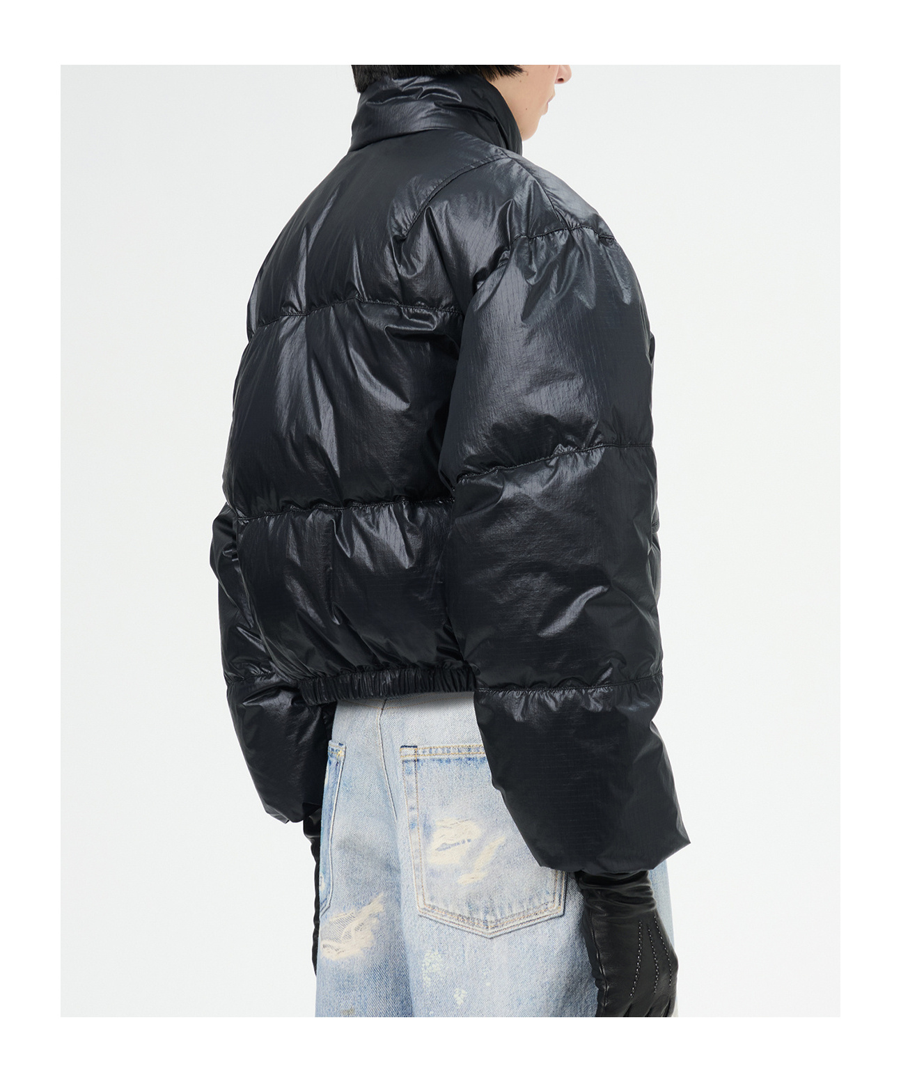 Our Legacy Long-sleeved Down Jacket In Black