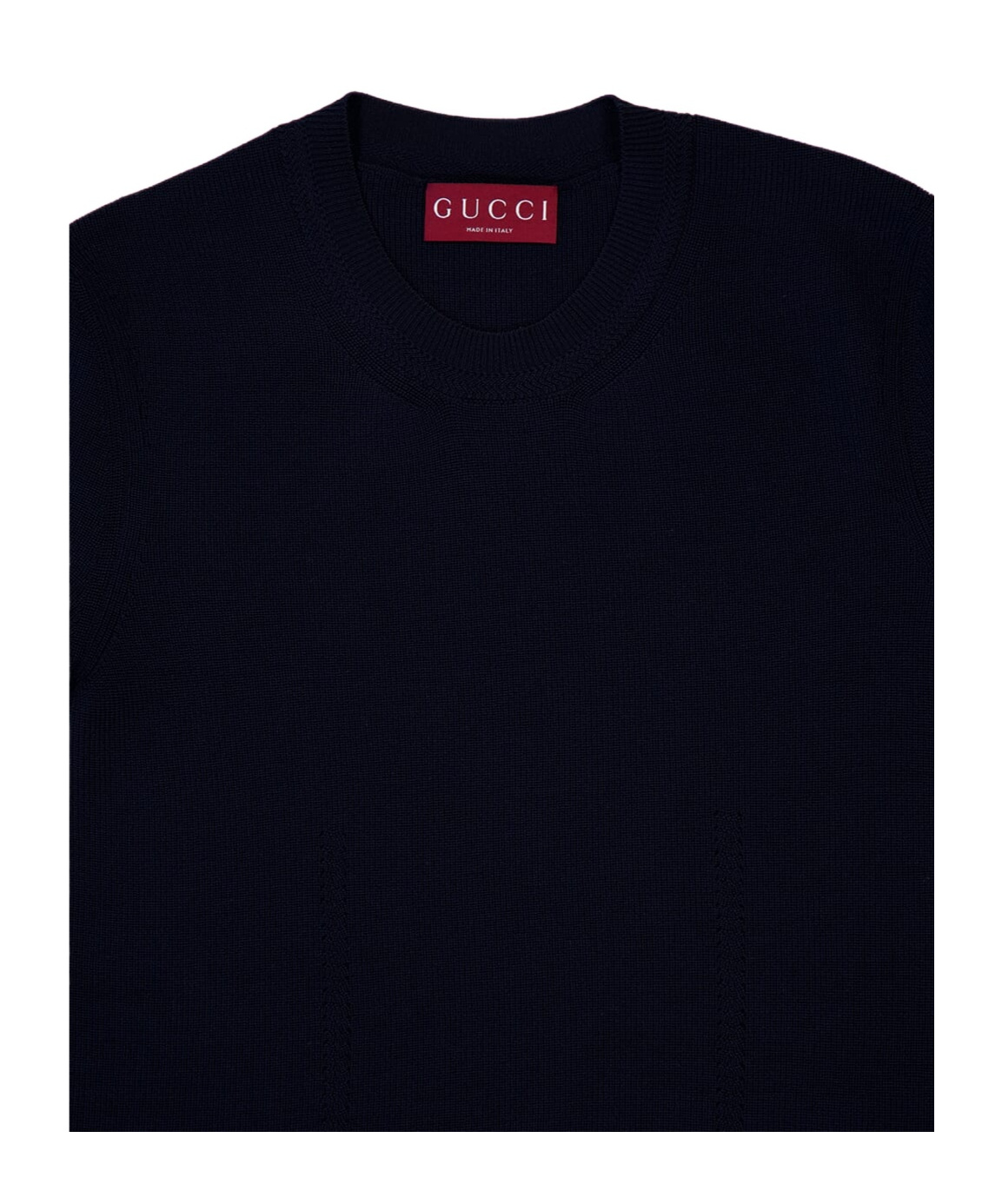 Gucci Web Wool Mini Dress In Black