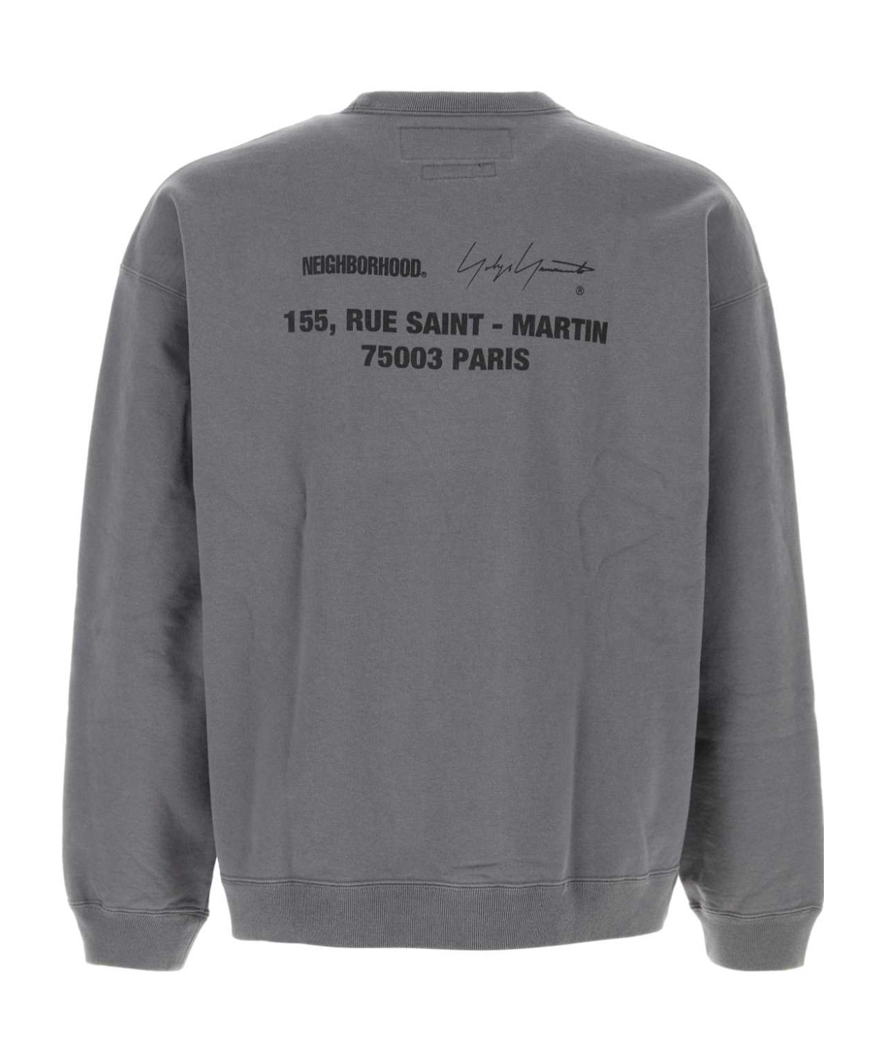 YOHJI YAMAMOTO X NEIGHBORHOOD PRINTED LONG-SLEEVES SWEATSHIRT