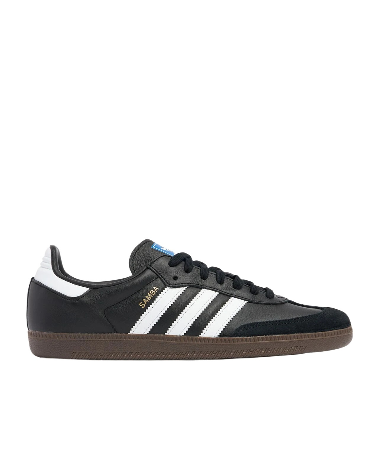 Adidas Originals Samba Og Logo-print Leather Low-top Trainers In Black