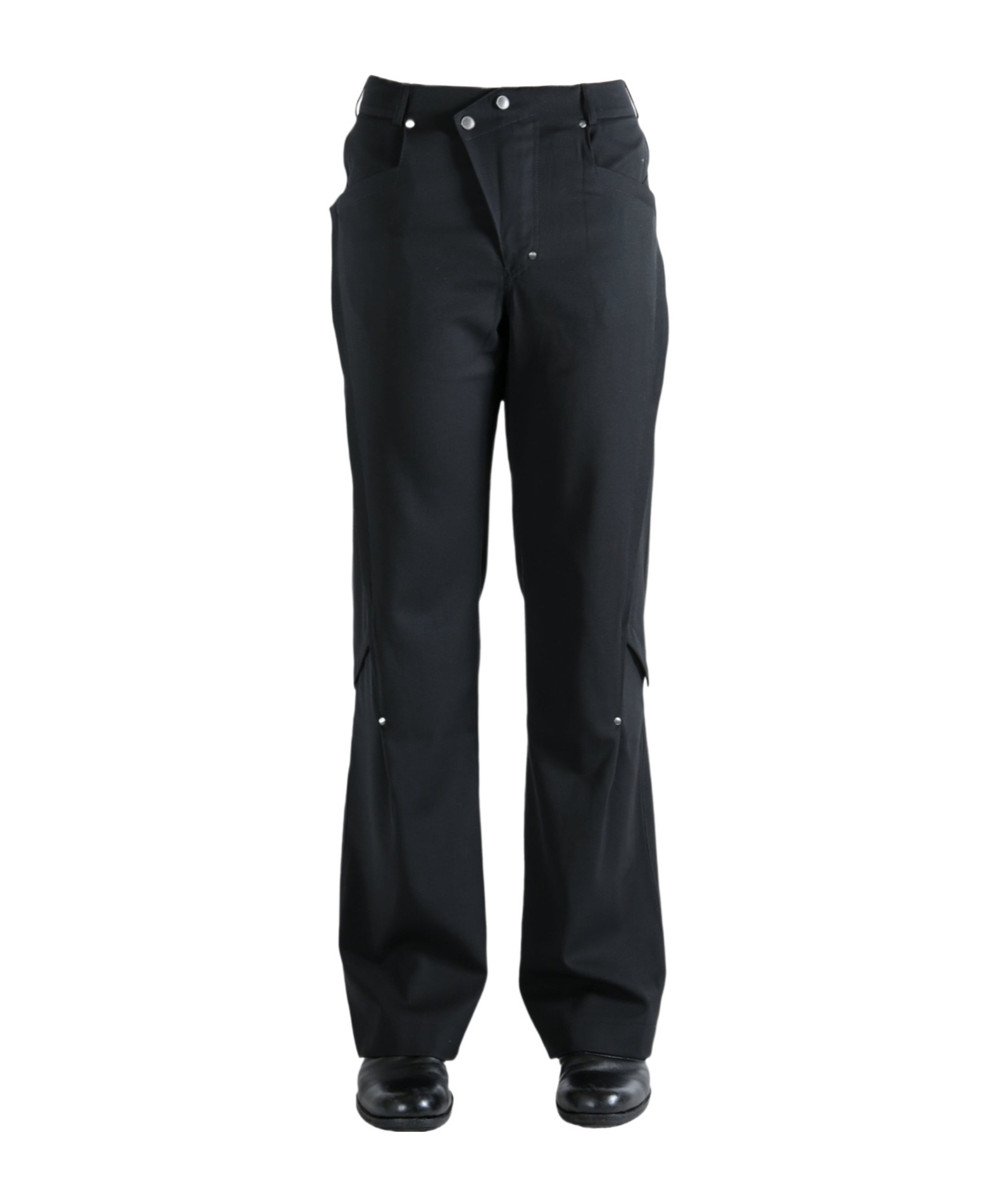 Kiko Kostadinov Belt Loop Casual Pants In Black