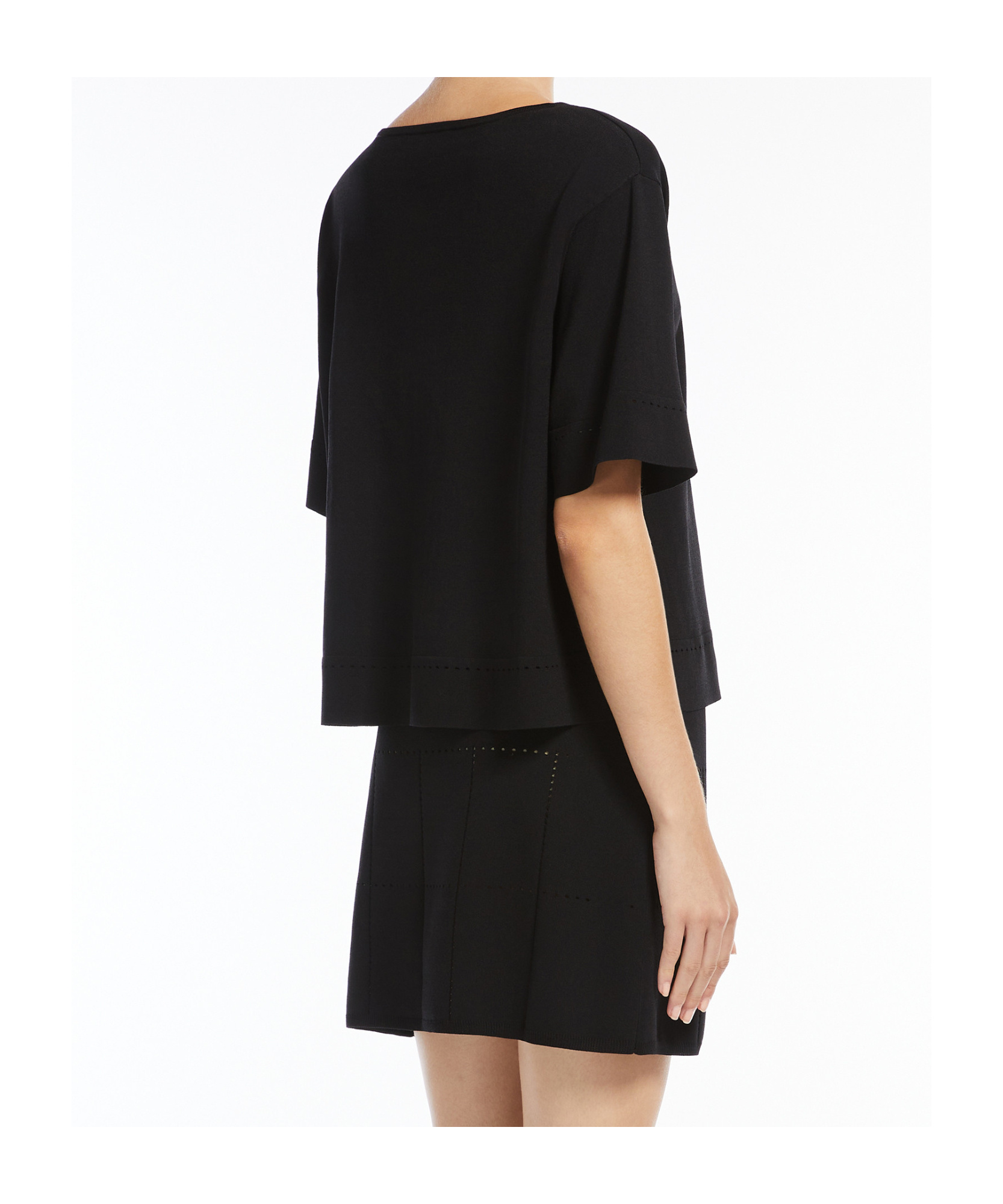 MAX MARA VISCOSE BOAT-NECK SWEATER