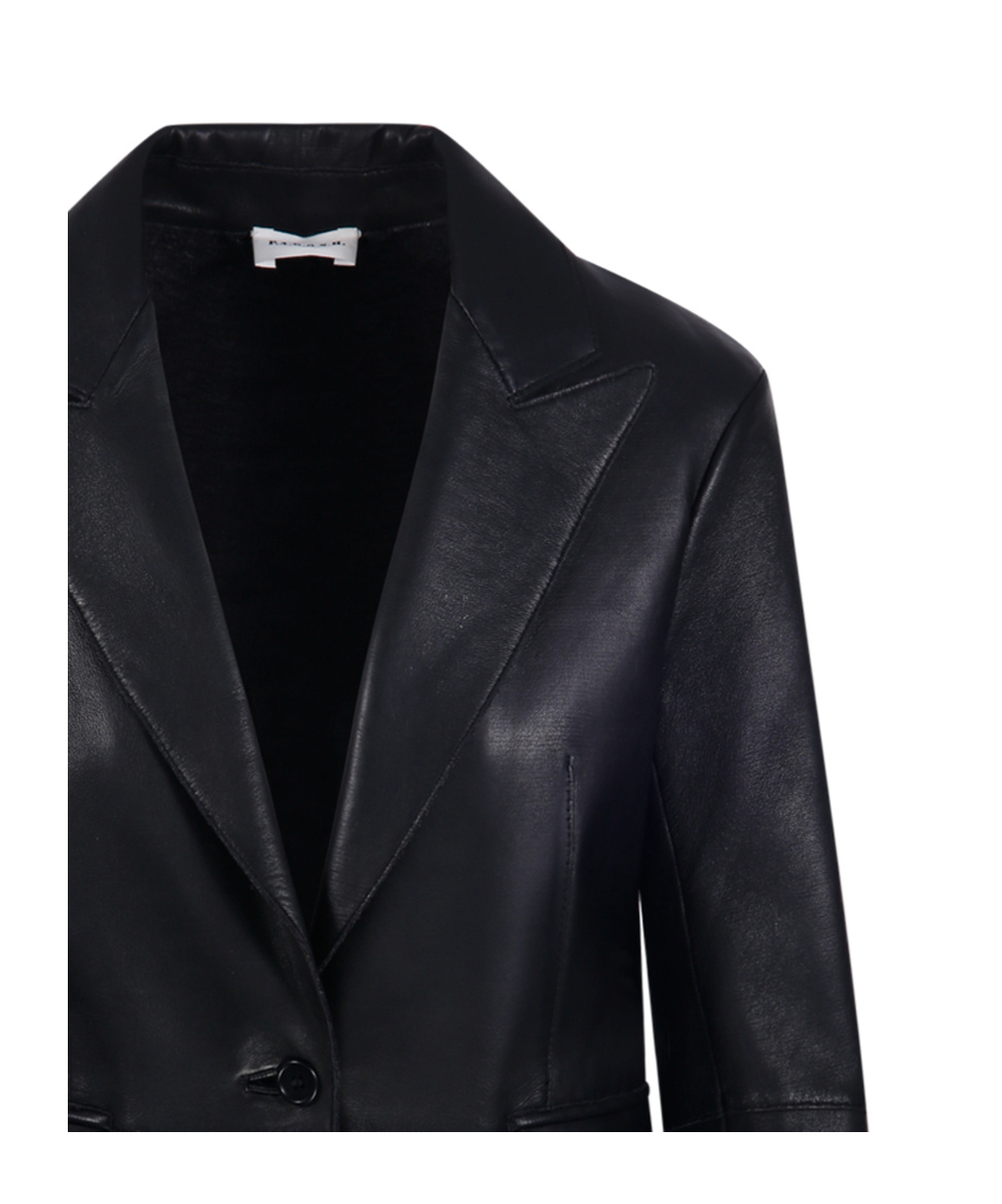 P.a.r.o.s.h Flap Pocket Jacket With Long Sleeves And Lapels In Black