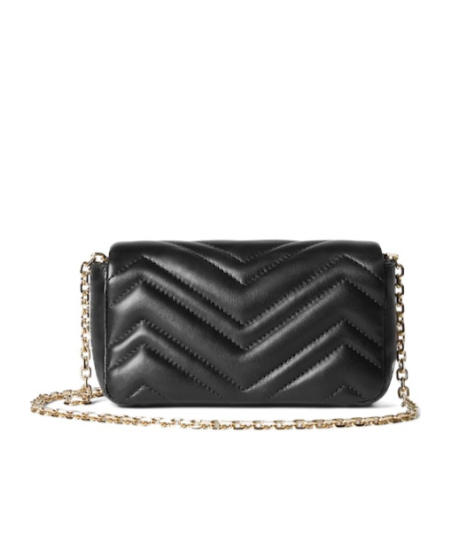 Gucci Gg Marmont Mini Shoulder Bag In Black