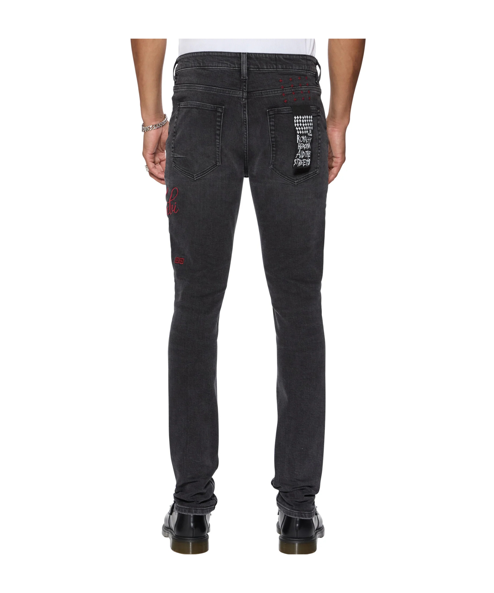 Shop Ksubi Jeans With Belt Loops In Black