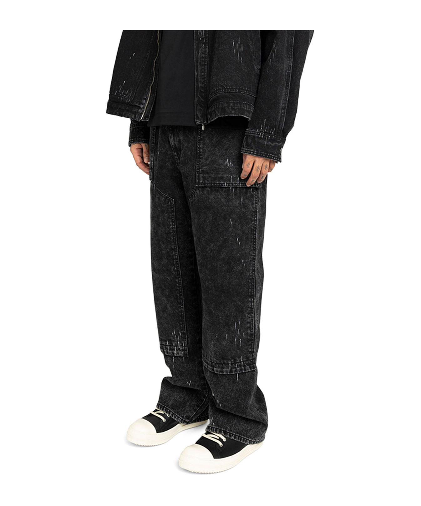 Juunj Belt Ring Denim Trousers