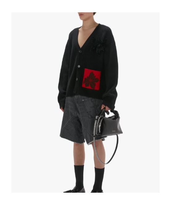 Jw Anderson Canvas Bag In Black