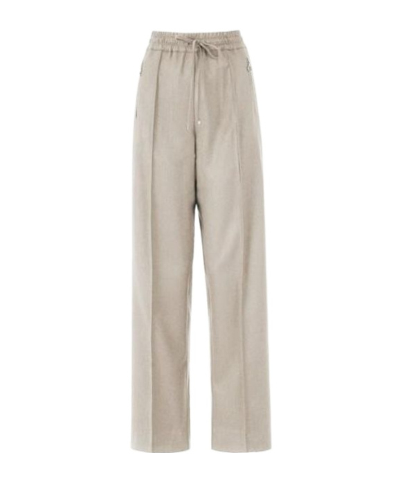 D Exterior Straight-leg Casual Pants In Neutral