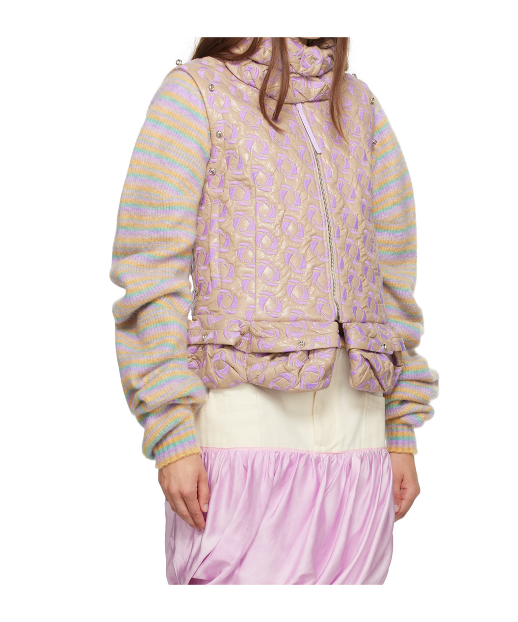 Kiko Kostadinov Zip-up Casual Jacket In Pink