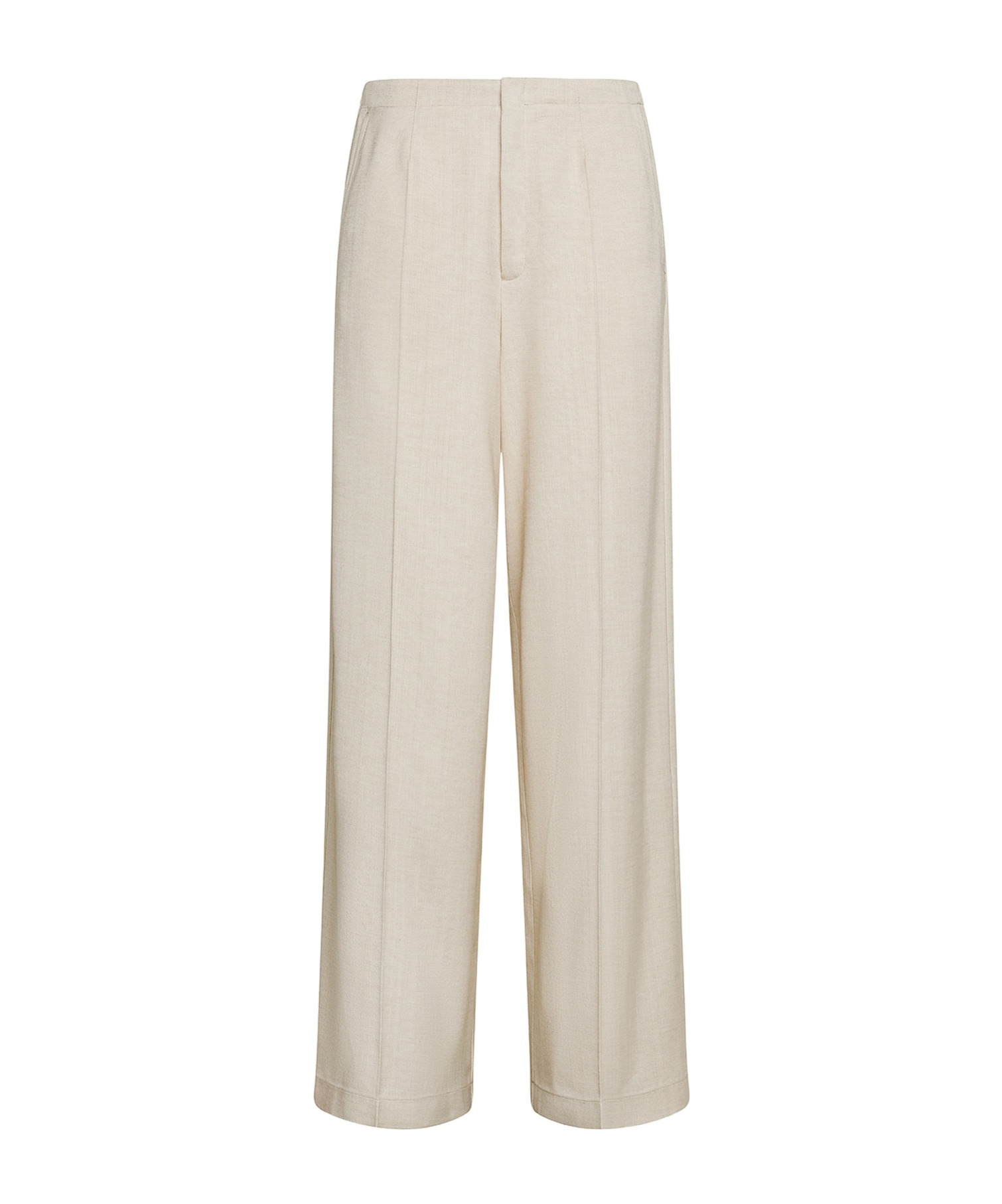 Shop Forte Forte Soft Pleated Trousers In Nude