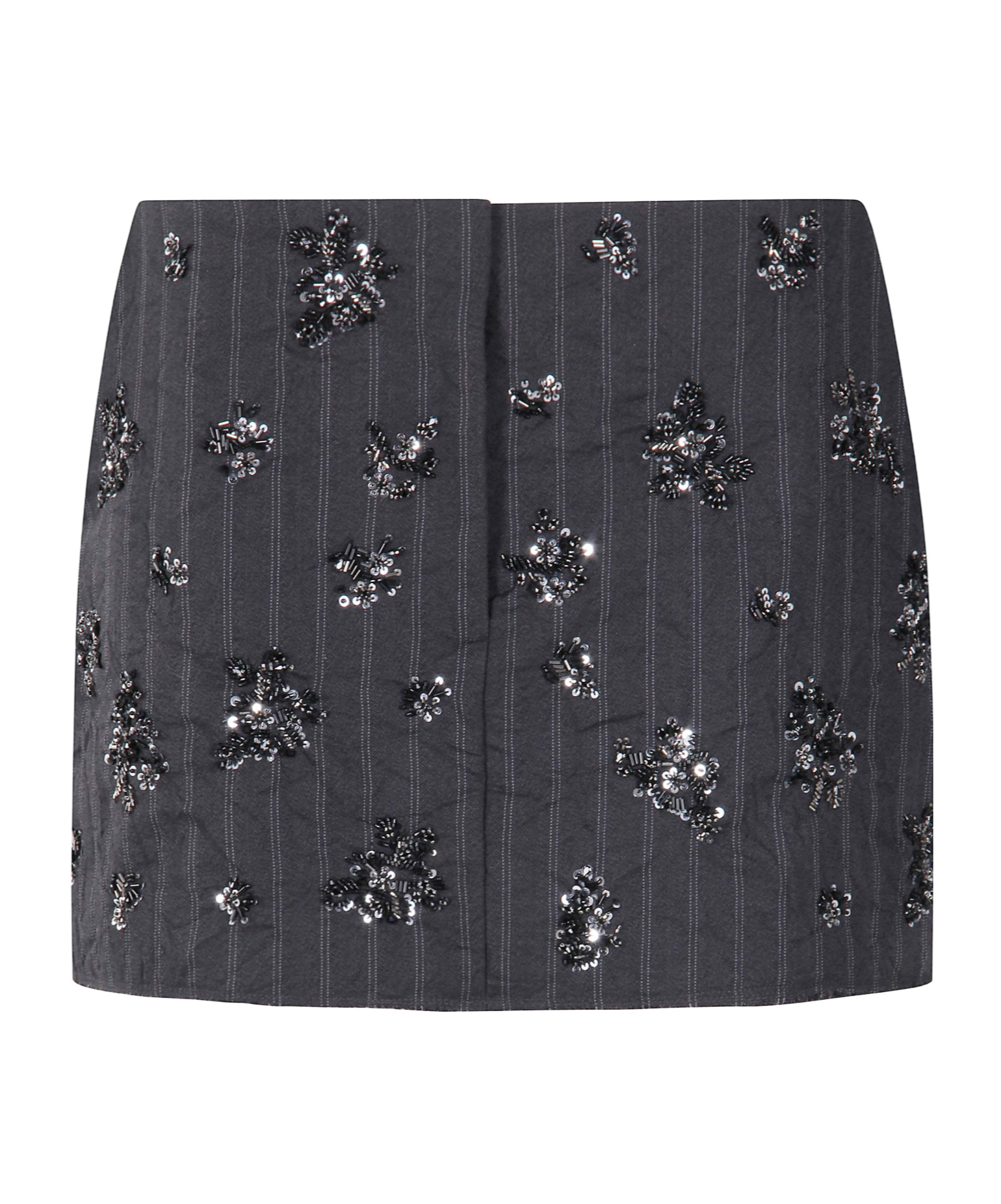 Simkhai Blaire Mini Skirt In Gray