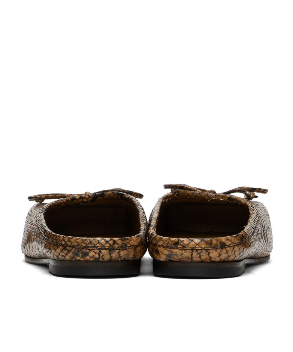 Jacquemus La Casa Series Snake Pattern Embossing In Brown