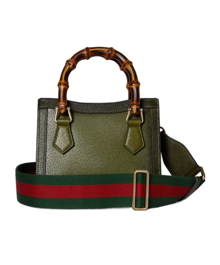 Gucci Diana Small Tote Bag In Green