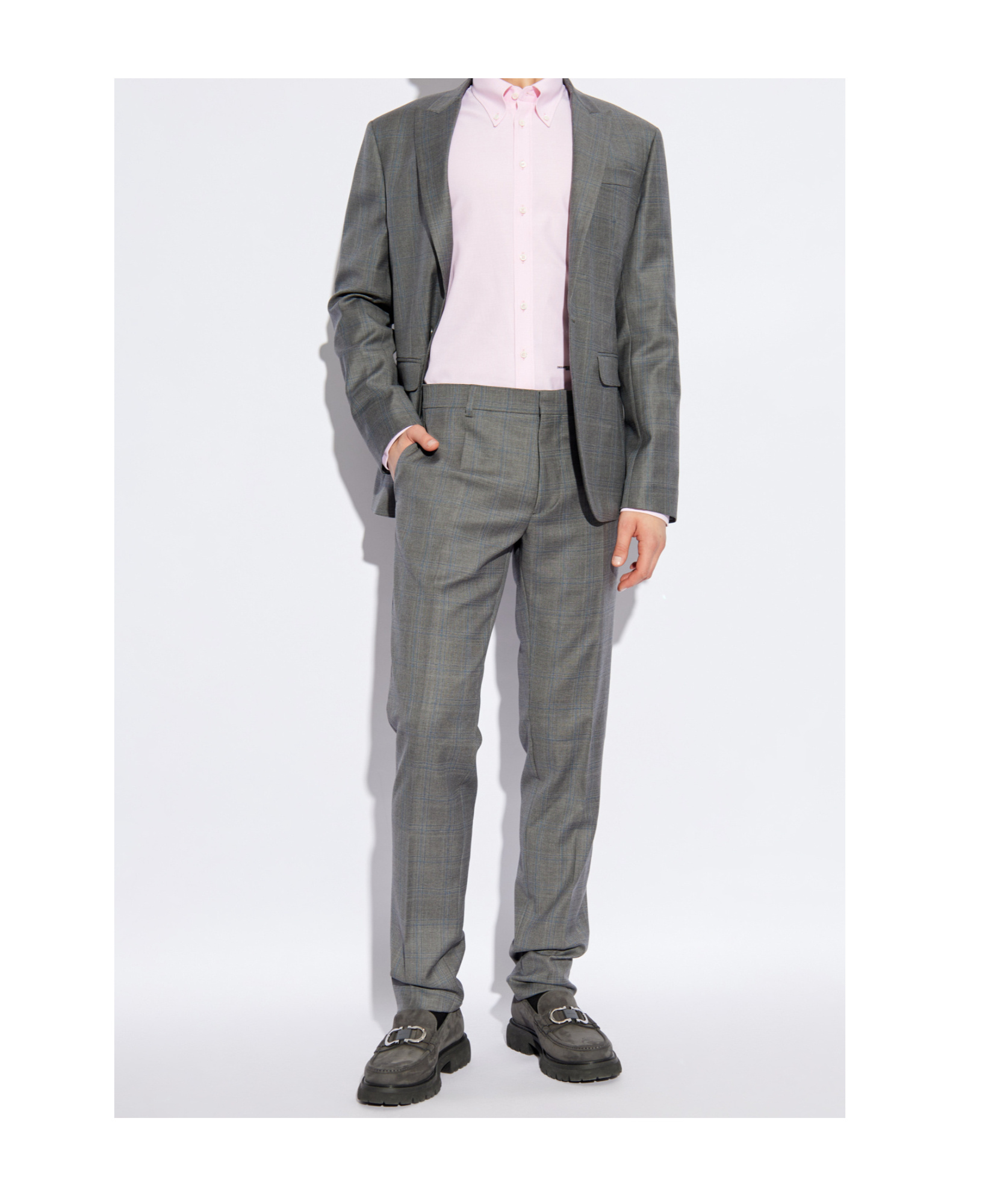 Dsquared2 Single Breasted Two-piece Tailored Suit In Gray