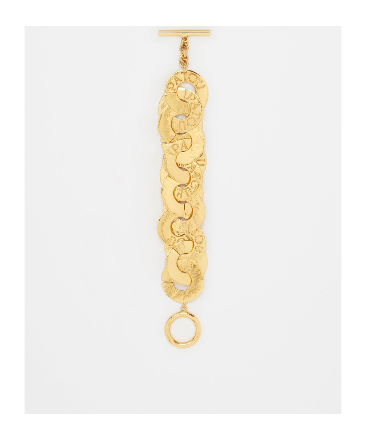 Patou Gold-plated Brass Coin Bracelet In Yellow