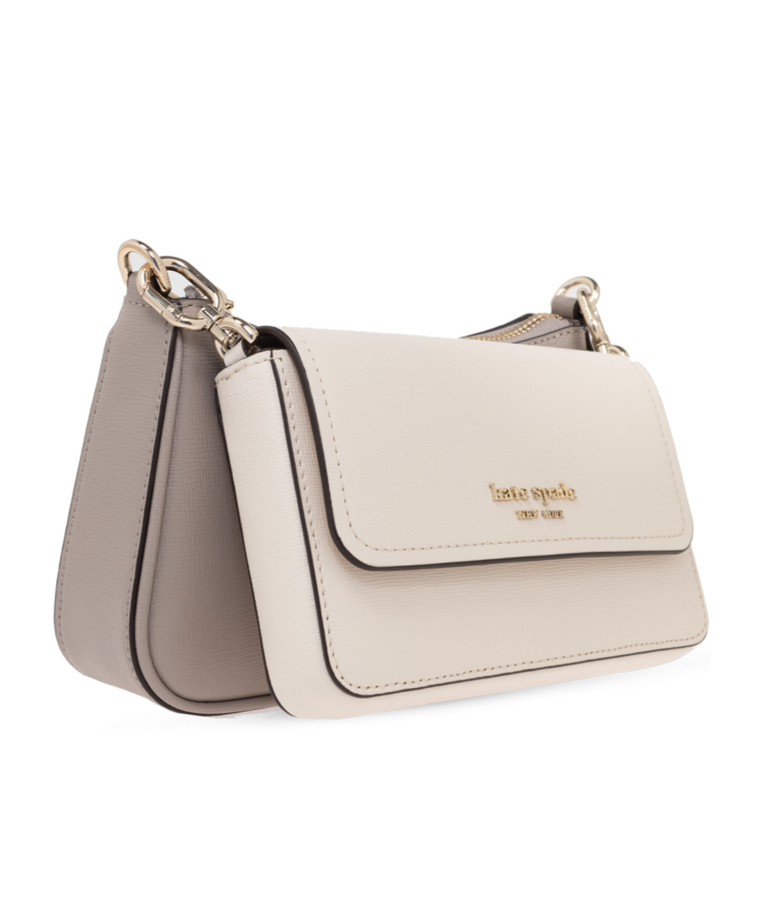 Kate Spade Double Up Colourblock Cross Body Bag In White