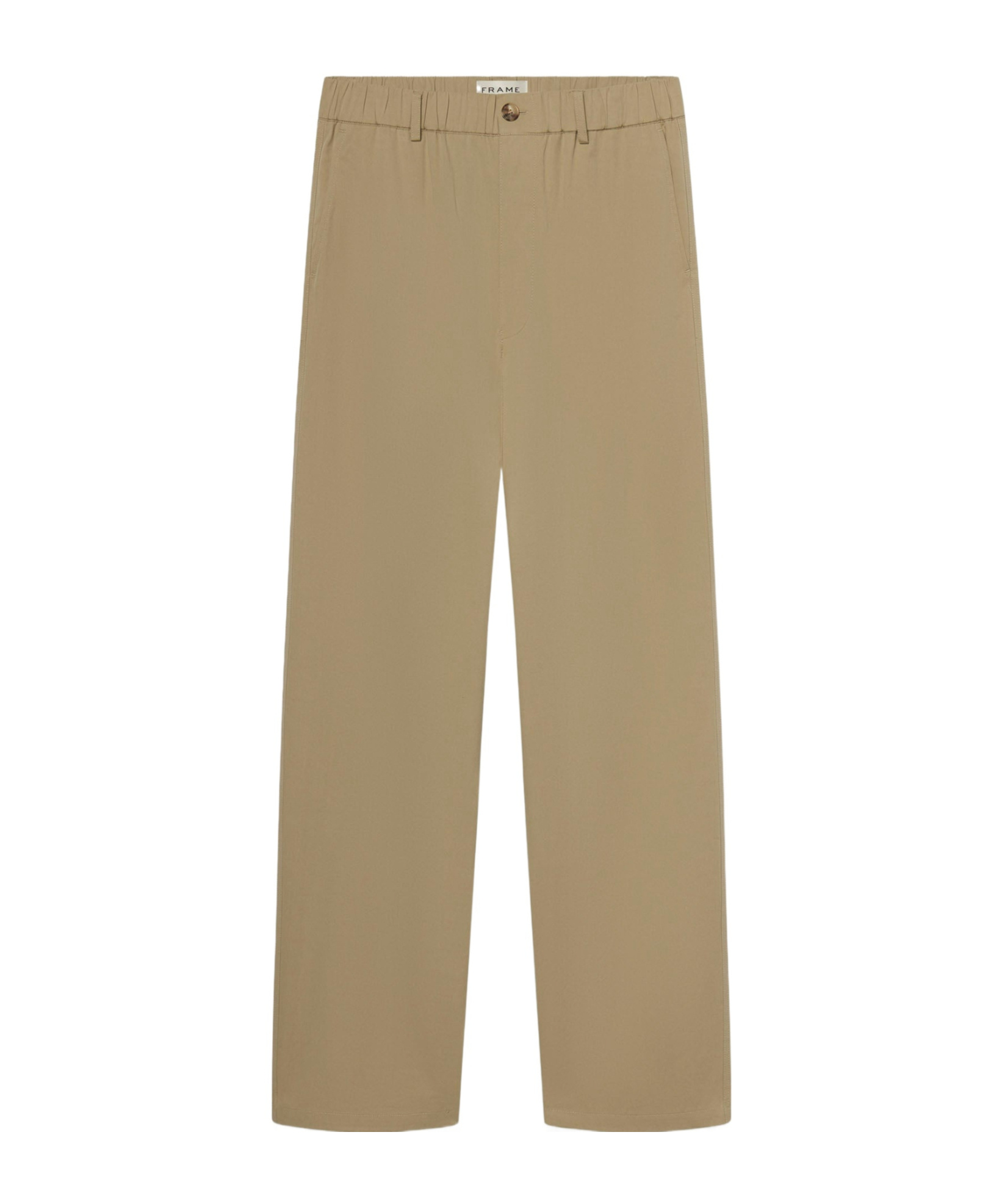 Frame Casual Pants With Belt Loops In Brown