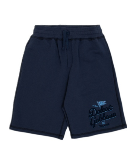 Dolce & Gabbana Elastic Waist Shorts In Black