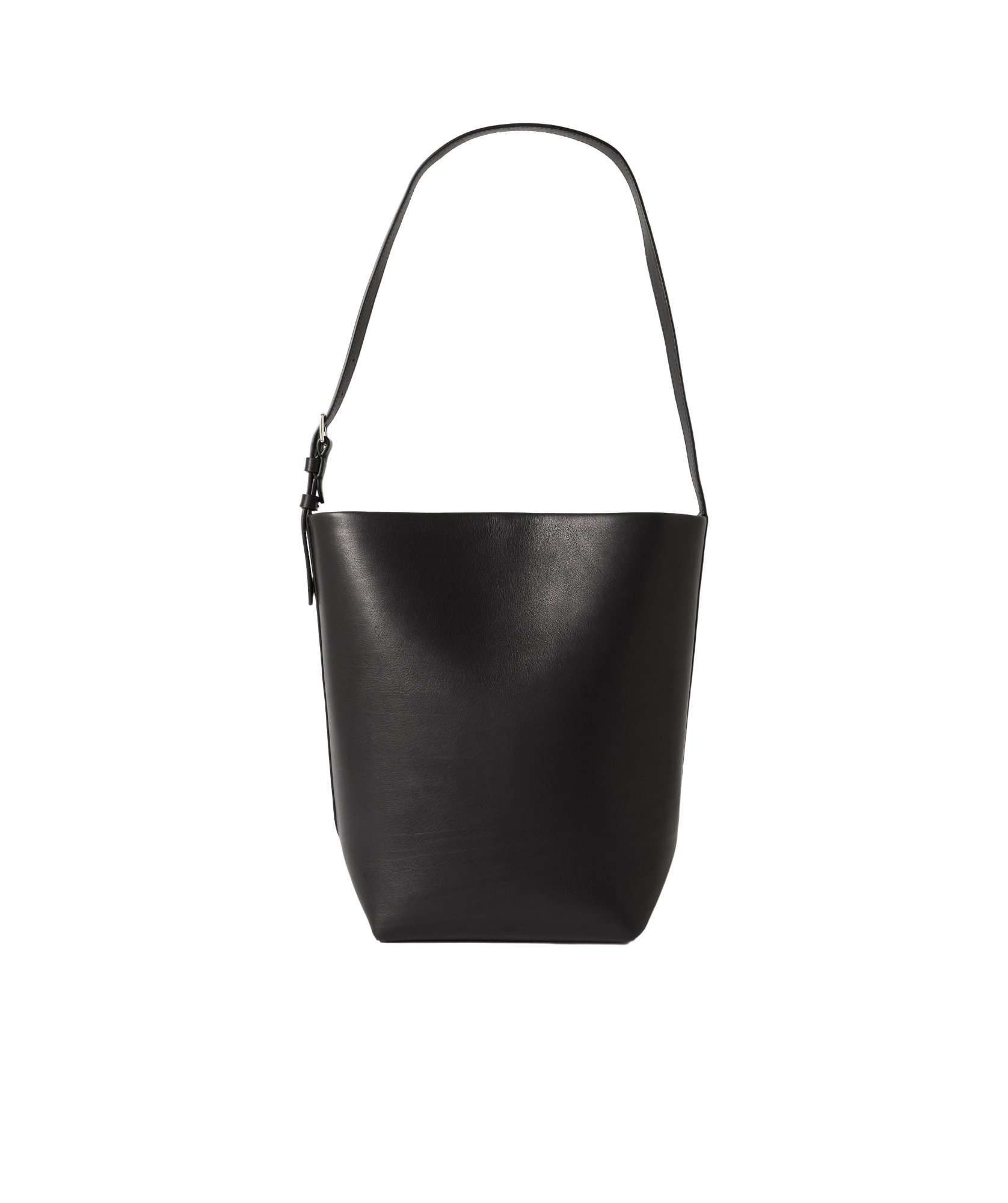The Row N/s Park Medium Texture Handbag In Black