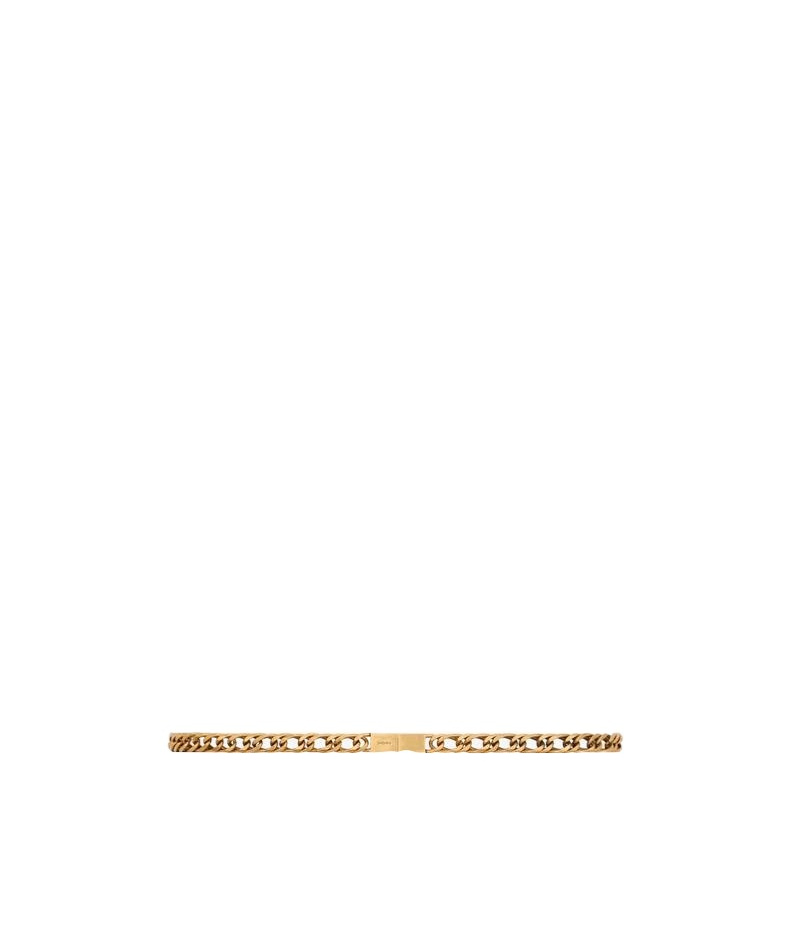 Saint Laurent Chain Belt In Nude