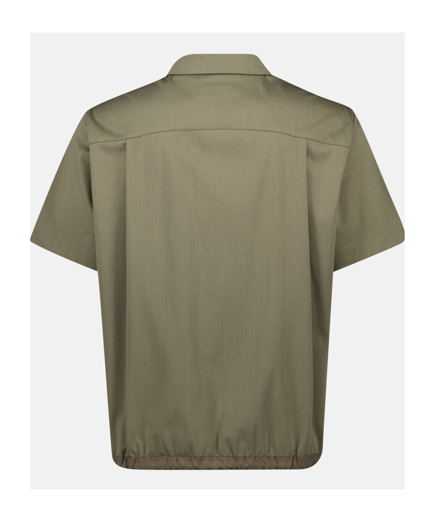 Sacai Jersey Polo Shirt In Green