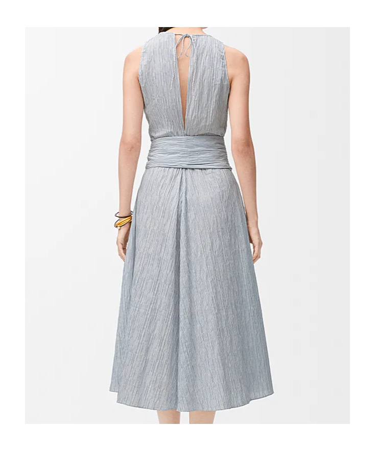 Loewe Round Neck Sleeveless Dress