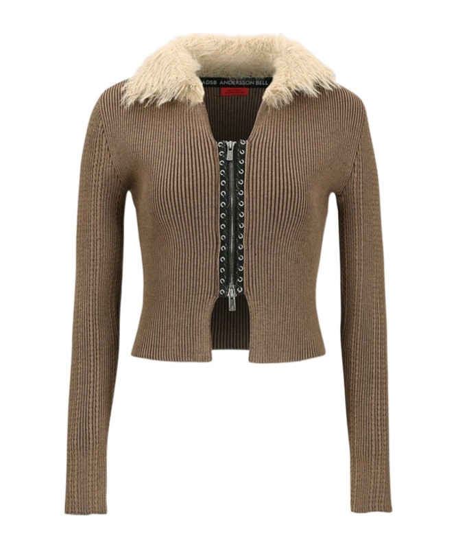 Andersson Bell Long-sleeved Cardigan In Green