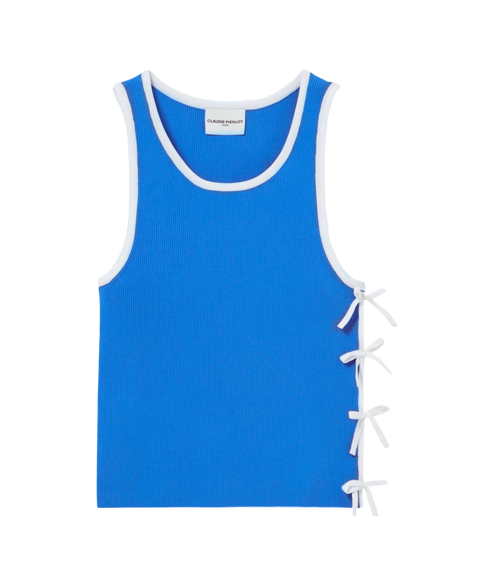 Claudie Pierlot Knitted Bows Tank Top