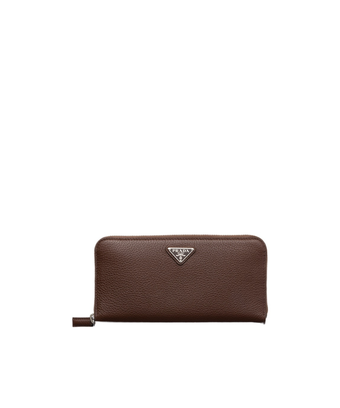 Prada Textured-leather Zip-around Wallet