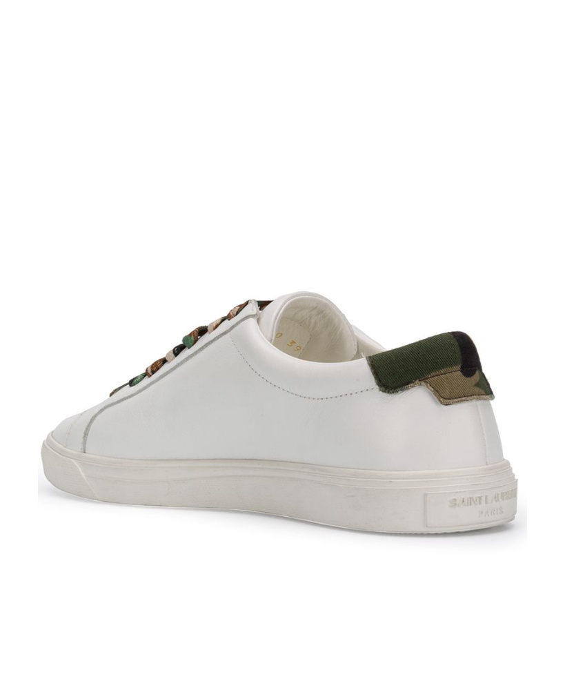Saint Laurent Andy Low-cut Casual Sneakers In White