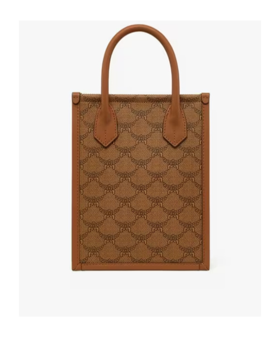 Mcm Himmel Lauretos Shoulder Bag In Brown