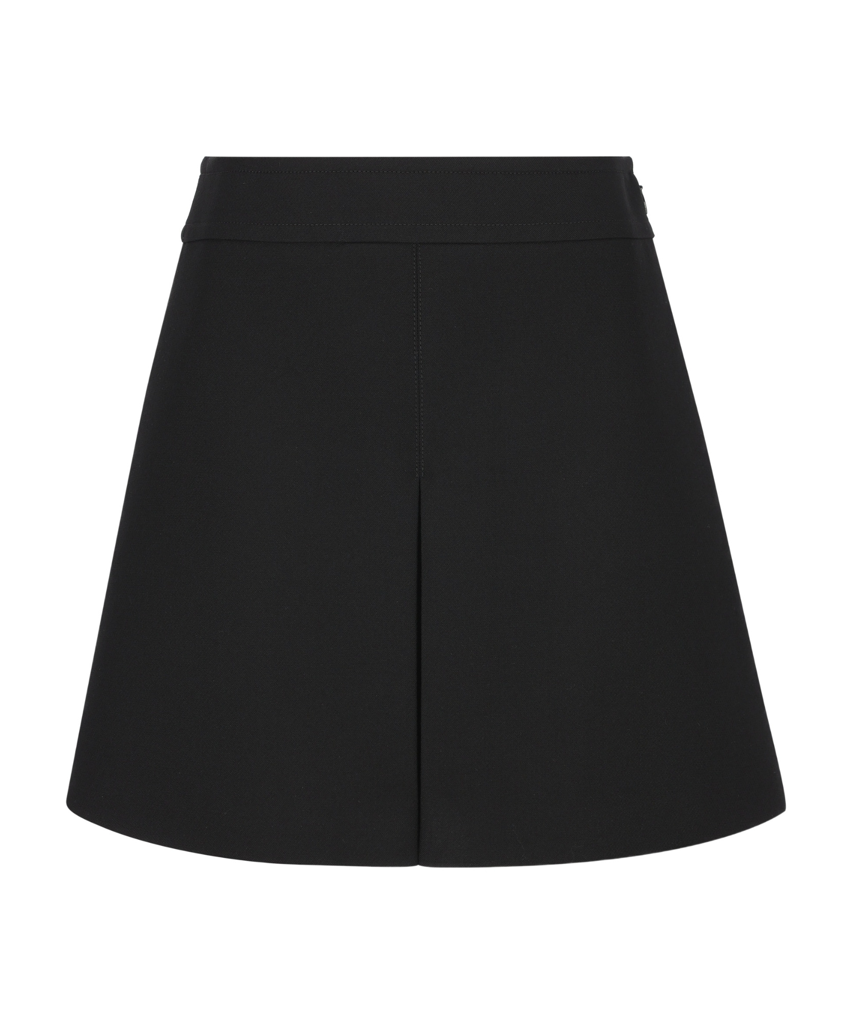 Celine Double-sided Trapezoidal Skirt In Black